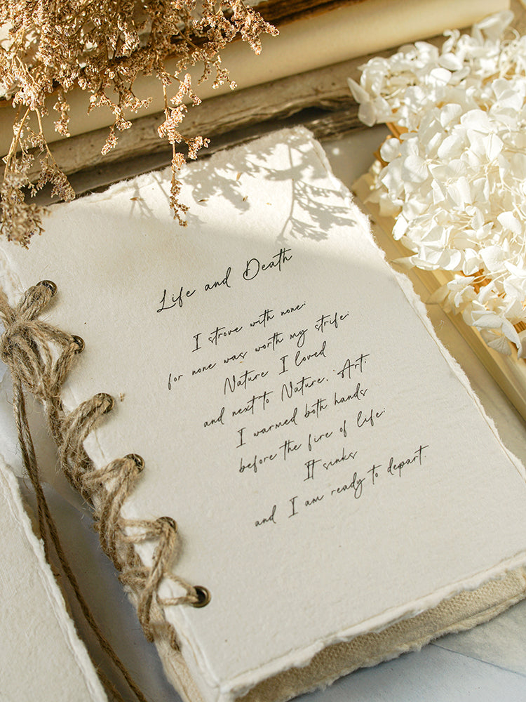 【 Breath of Nature 】A6 Loose-leaf Handmade Diary, Retro Travel Diary Diary