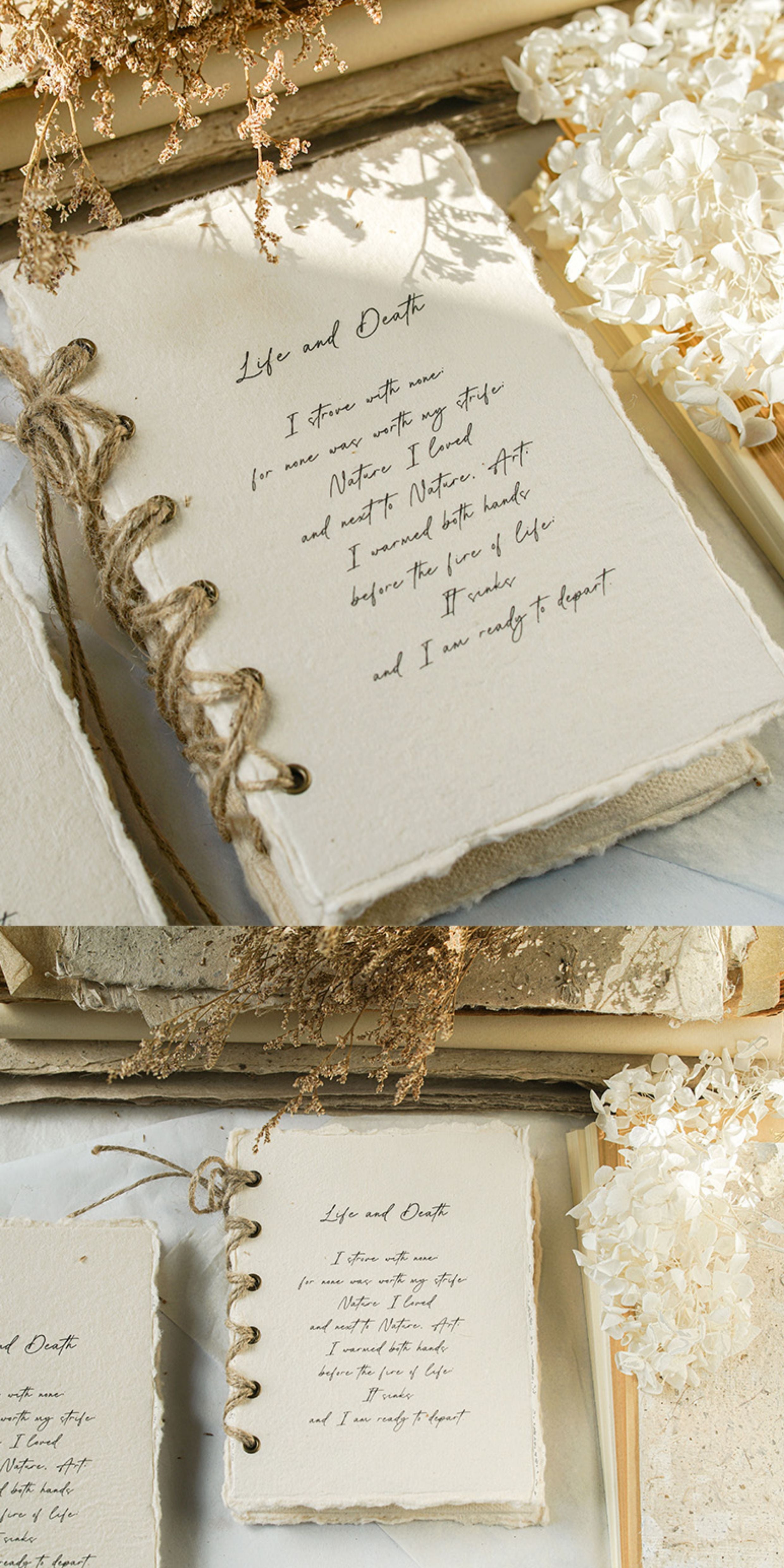 【 Breath of Nature 】A6 Loose-leaf Handmade Diary, Retro Travel Diary Diary