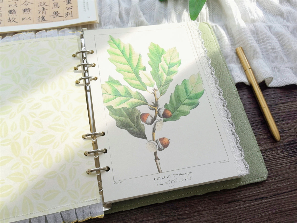 【Forest Dream】A5 & A6 Handmade Loose-Leaf Planner – Original Design Notebook for Journaling & Daily Planning