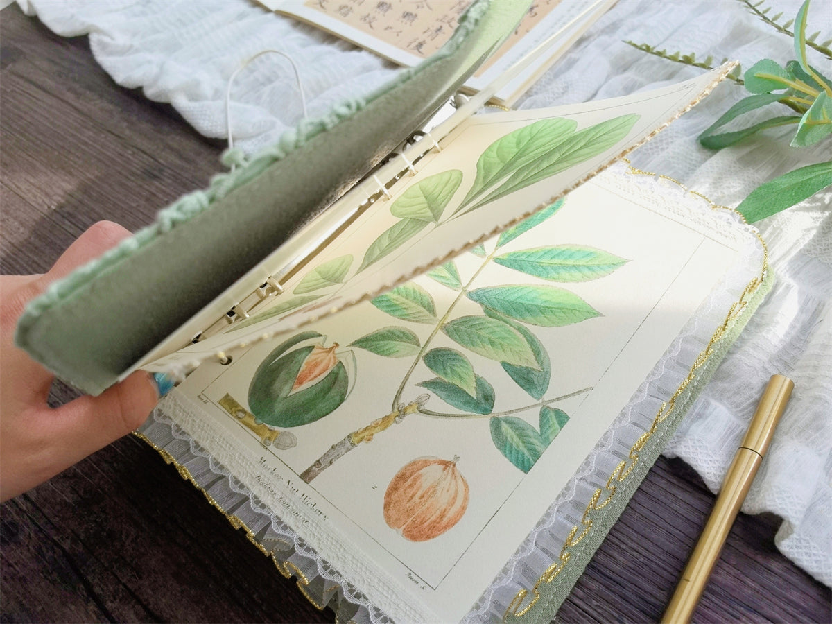 【Forest Dream】A5 & A6 Handmade Loose-Leaf Planner – Original Design Notebook for Journaling & Daily Planning
