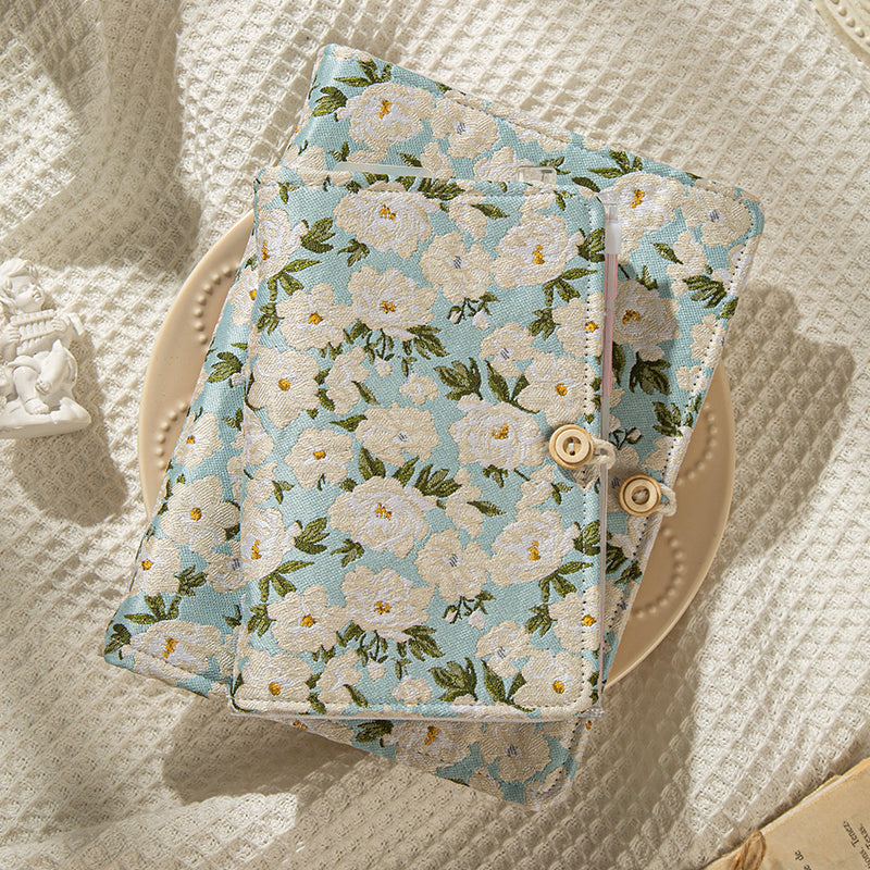 A5 Binder, 6 Ring Binder, Refillable Notebook, Embroidery Journal, Budget Binder, Sketchbook 6"x8", Travelers Journal, Gift for Girls