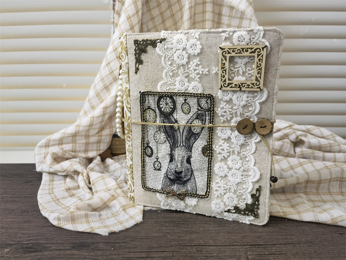 【Time travel】A5 & A6 Handmade Loose-Leaf Planner – Original Design Notebook for Journaling & Daily Planning