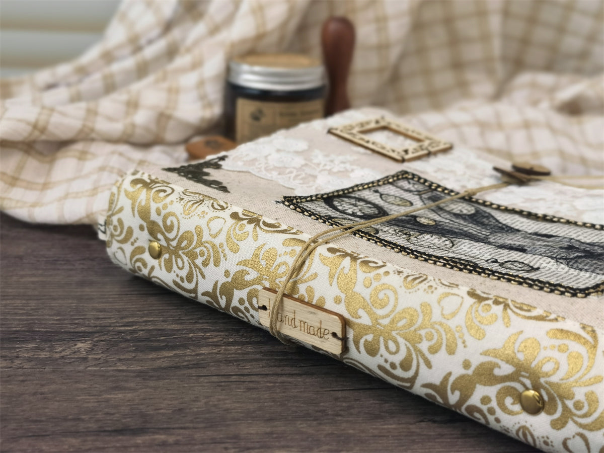 【Time travel】A5 & A6 Handmade Loose-Leaf Planner – Original Design Notebook for Journaling & Daily Planning