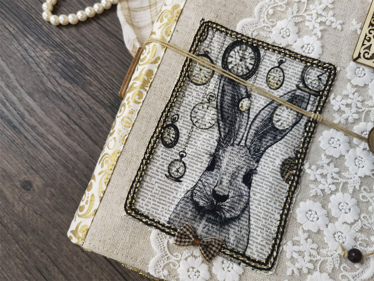 【Time travel】A5 & A6 Handmade Loose-Leaf Planner – Original Design Notebook for Journaling & Daily Planning