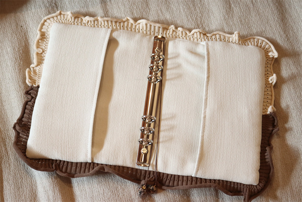 The "Winter Fairytale" Patchwork Planner | Handmade Fabric Journal (A5 Only)