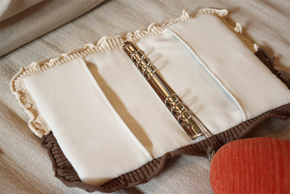 The "Winter Fairytale" Patchwork Planner | Handmade Fabric Journal (A5 Only)