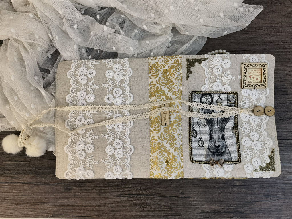 【Time travel】A5 & A6 Handmade Loose-Leaf Planner – Original Design Notebook for Journaling & Daily Planning