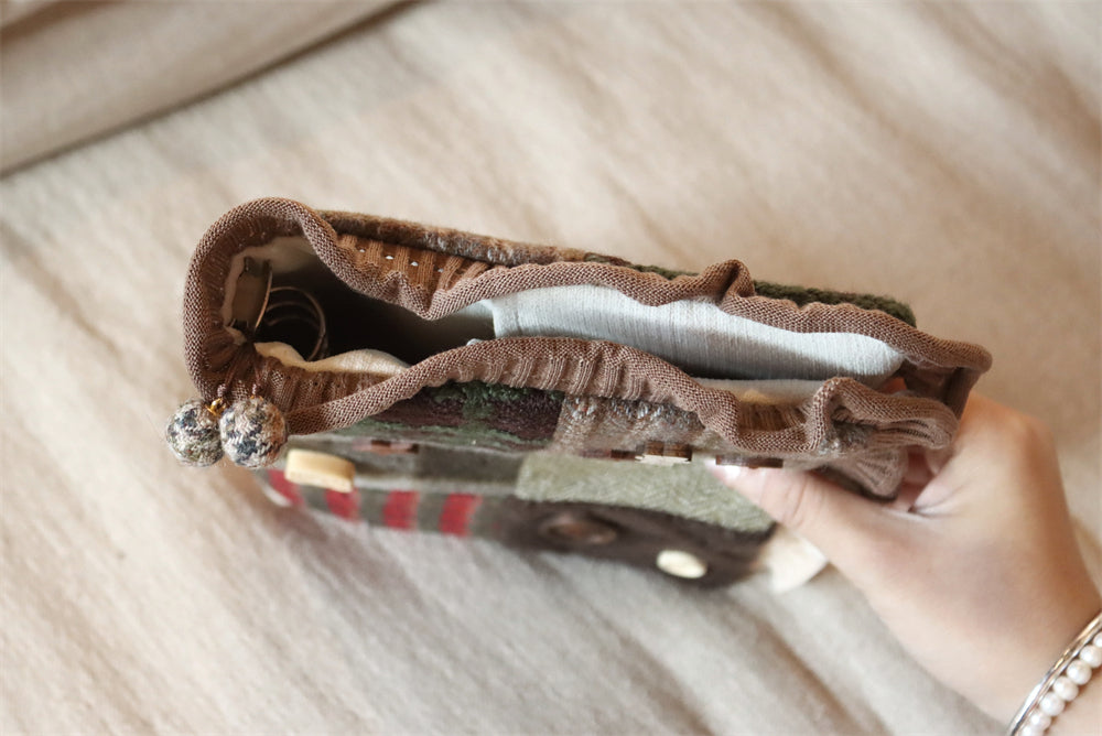 The "Winter Fairytale" Patchwork Planner | Handmade Fabric Journal (A5 Only)