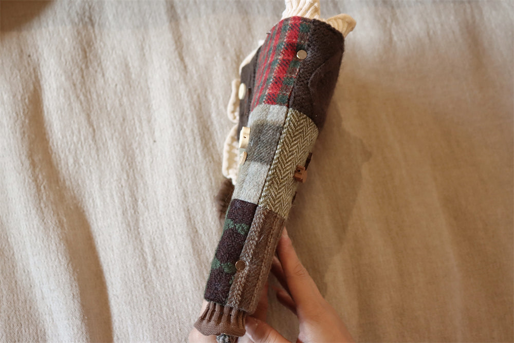 The "Winter Fairytale" Patchwork Planner | Handmade Fabric Journal (A5 Only)