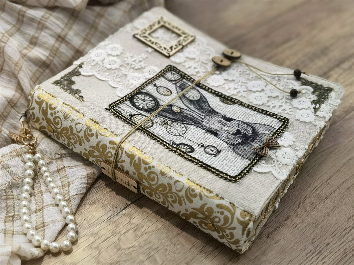 【Time travel】A5 & A6 Handmade Loose-Leaf Planner – Original Design Notebook for Journaling & Daily Planning