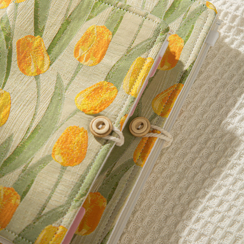 A5 Binder, 6 Ring Binder, Refillable Notebook, Embroidery Journal, Budget Binder, Sketchbook 6"x8", Travelers Journal, Gift for Girls