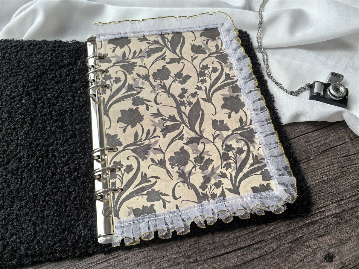 The "Line-Art Rabbit" Journal | Vintage Loose-Leaf Planner (A5/A6)