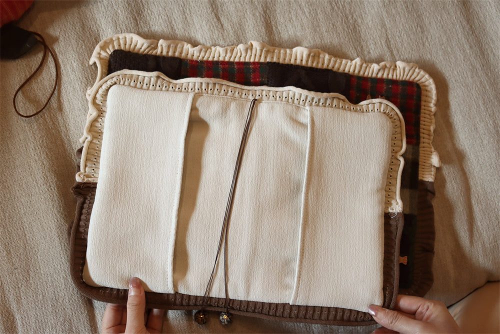 The "Winter Fairytale" Patchwork Planner | Handmade Fabric Journal (A5 Only)