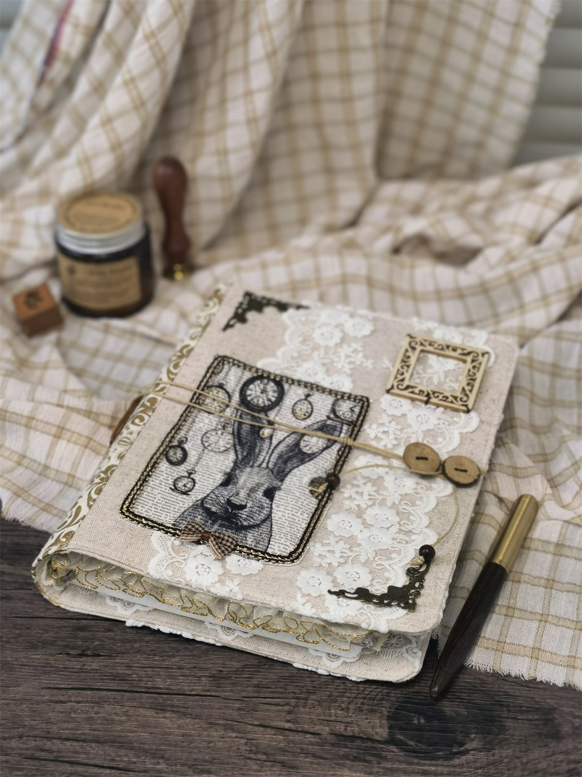 【Time travel】A5 & A6 Handmade Loose-Leaf Planner – Original Design Notebook for Journaling & Daily Planning