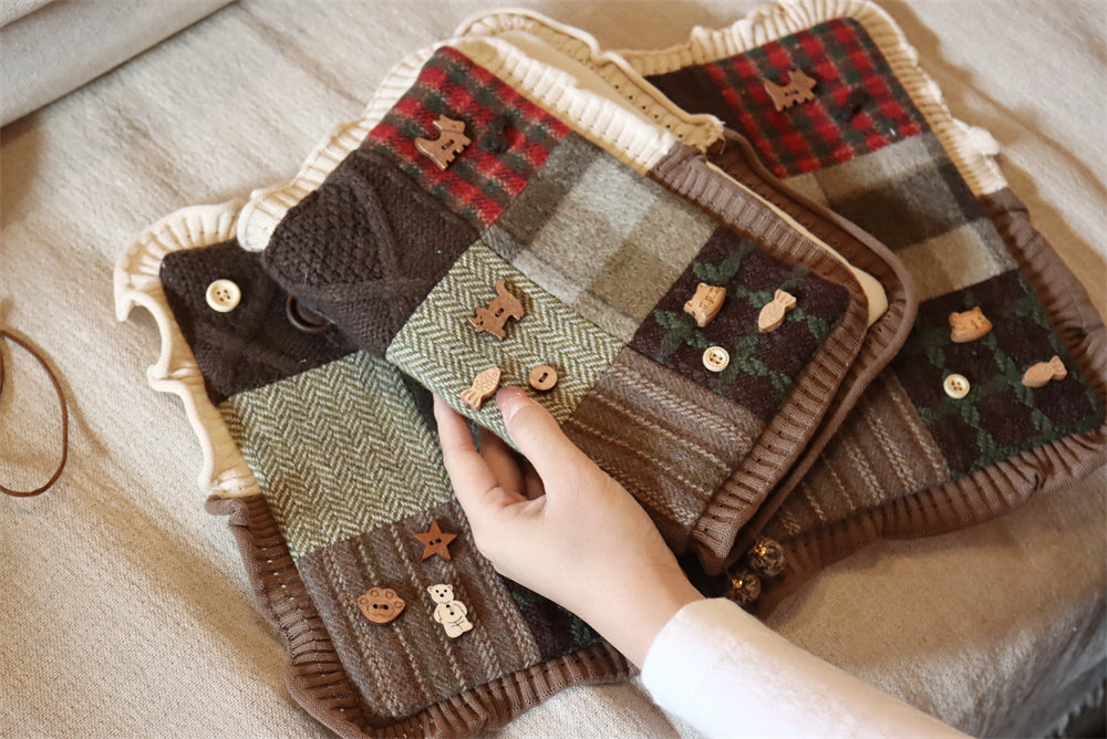 The "Winter Fairytale" Patchwork Planner | Handmade Fabric Journal (A5 Only)