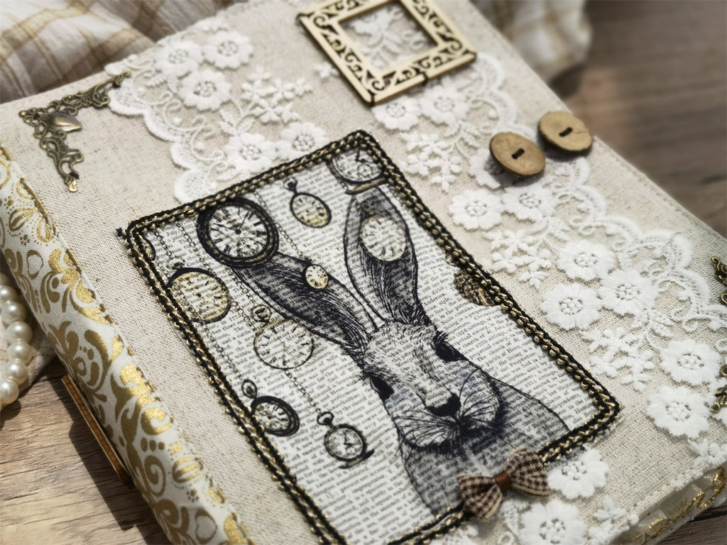 【Time travel】A5 & A6 Handmade Loose-Leaf Planner – Original Design Notebook for Journaling & Daily Planning