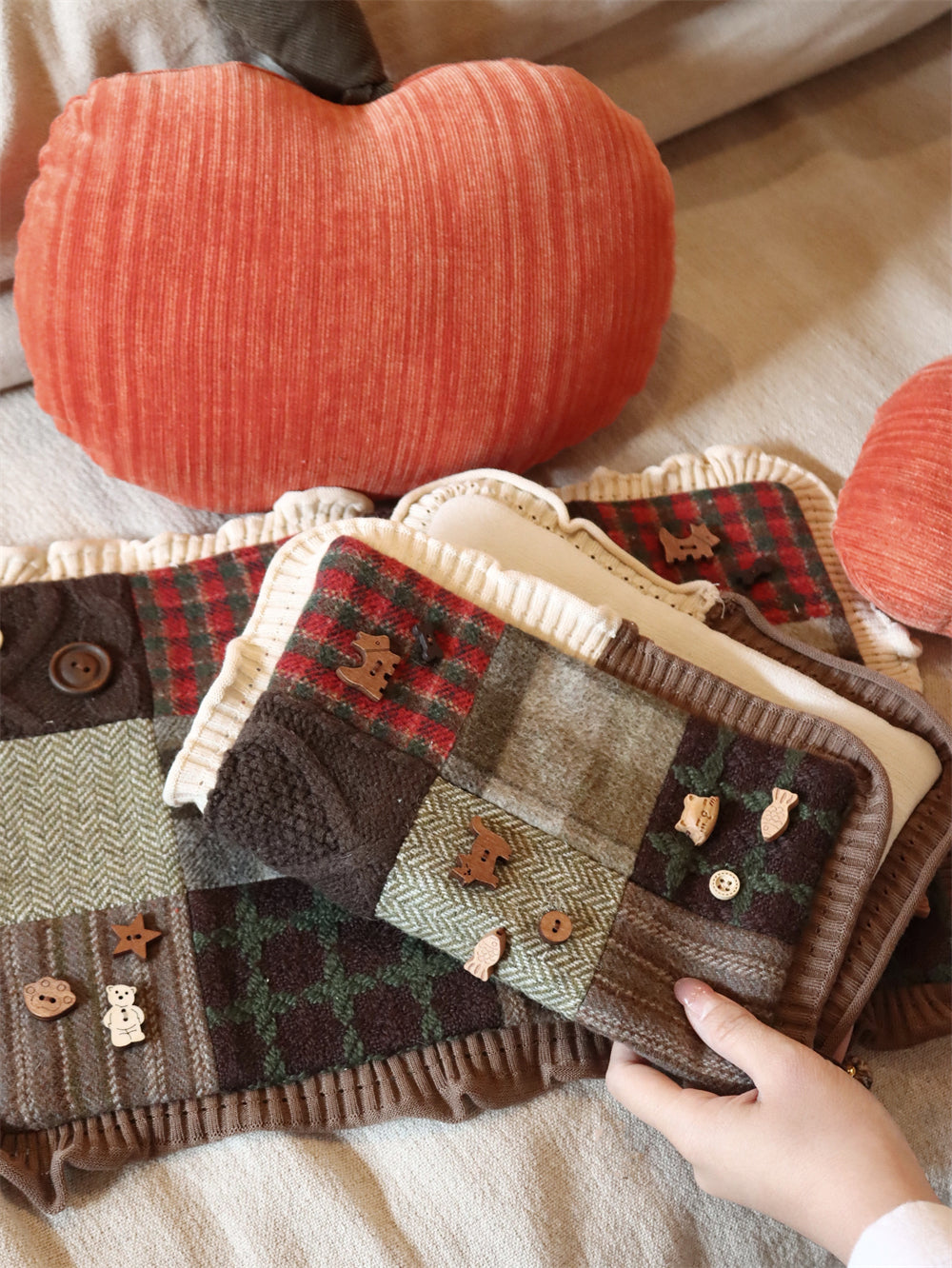 The "Winter Fairytale" Patchwork Planner | Handmade Fabric Journal (A5 Only)