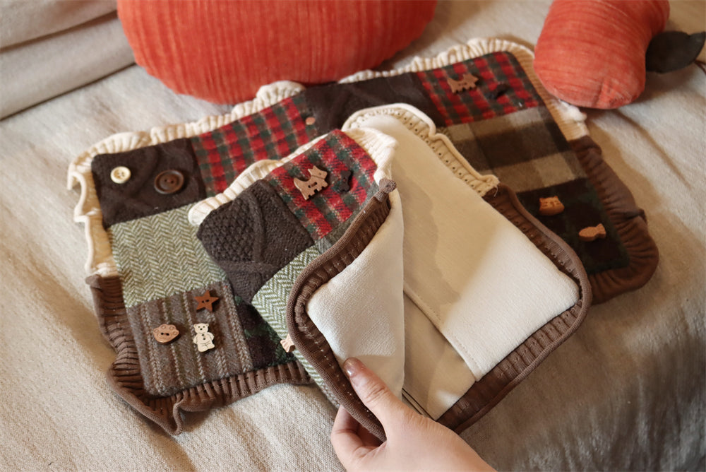 The "Winter Fairytale" Patchwork Planner | Handmade Fabric Journal (A5 Only)