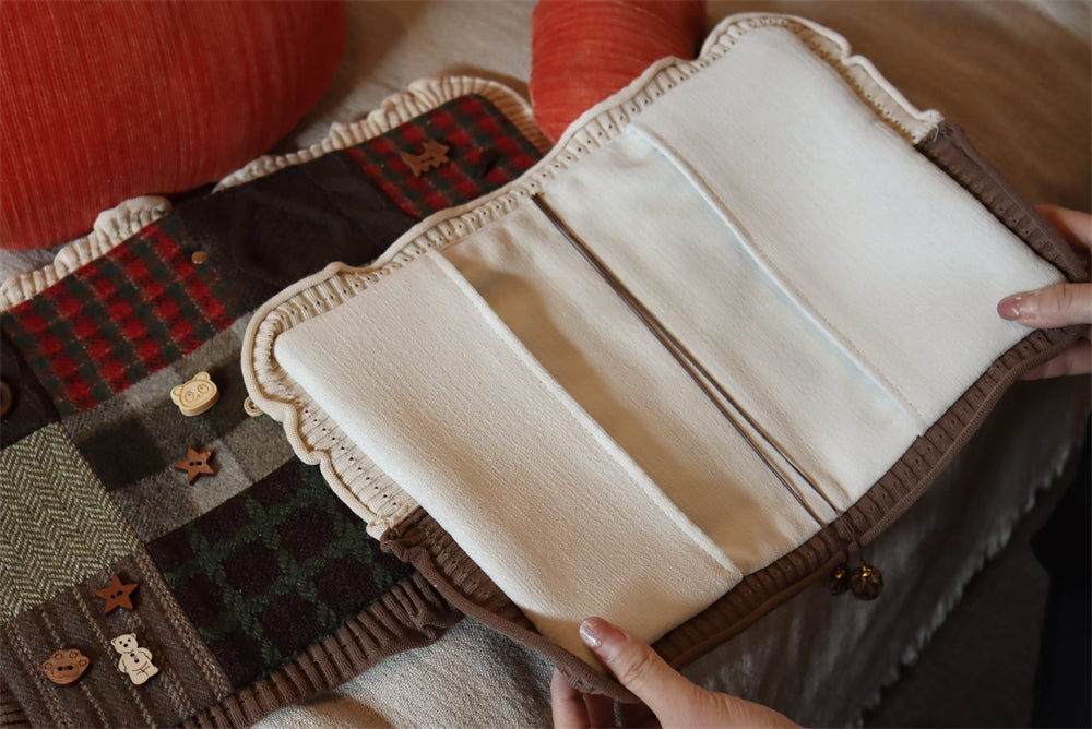 The "Winter Fairytale" Patchwork Planner | Handmade Fabric Journal (A5 Only)