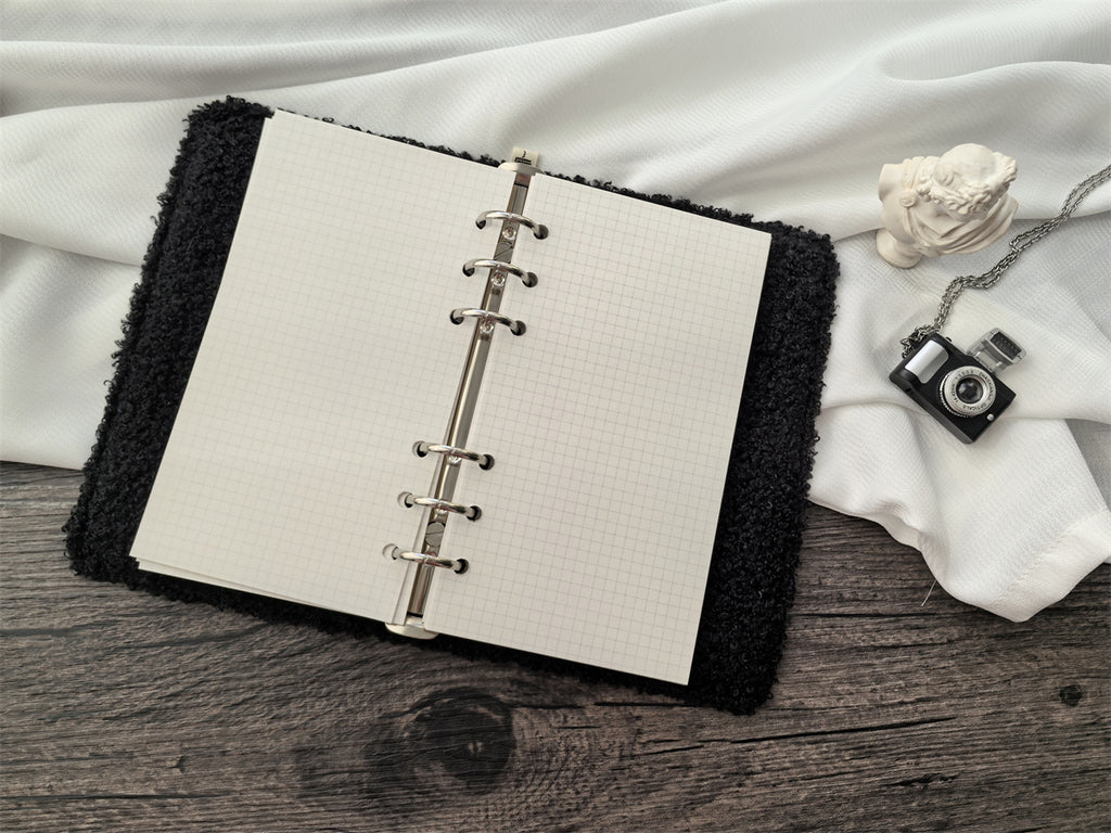 The "Line-Art Rabbit" Journal | Vintage Loose-Leaf Planner (A5/A6)