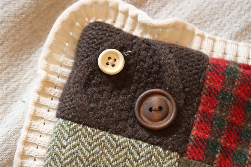 The "Winter Fairytale" Patchwork Planner | Handmade Fabric Journal (A5 Only)