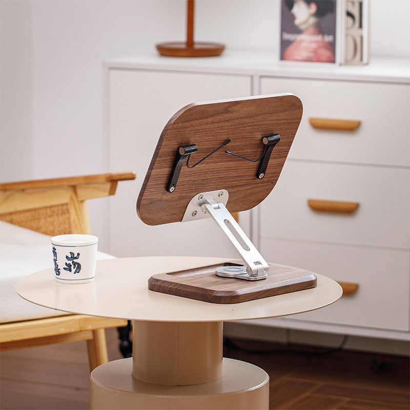 The Little Prince reading stand is made of solid wood and can be raised, lowered and extended