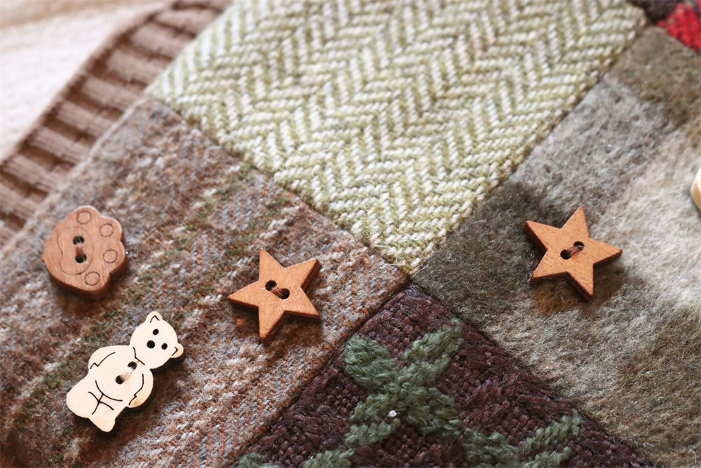 The "Winter Fairytale" Patchwork Planner | Handmade Fabric Journal (A5 Only)