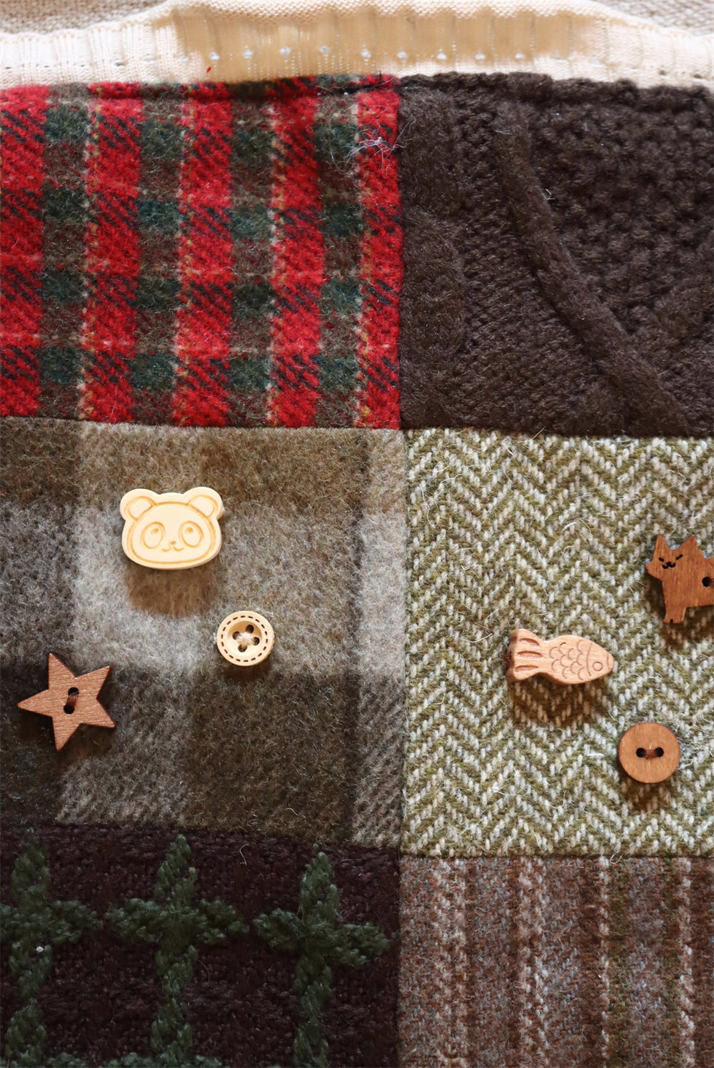 The "Winter Fairytale" Patchwork Planner | Handmade Fabric Journal (A5 Only)