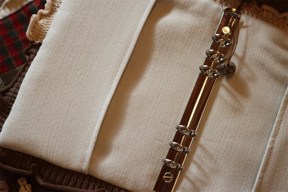 The "Winter Fairytale" Patchwork Planner | Handmade Fabric Journal (A5 Only)