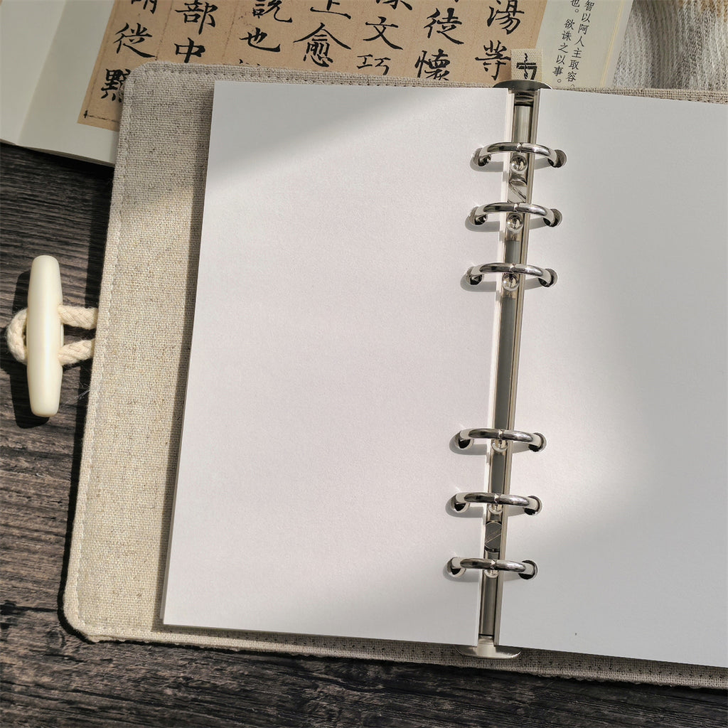 【The Prelude of Time】A5/A6 Creative Loose-Leaf Planner Notebook – Original Design Journal & Diary