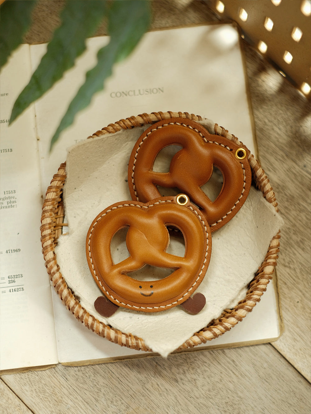 Freshly Baked: Hand-Stitched Leather Bakery Charms & Bag Accessories