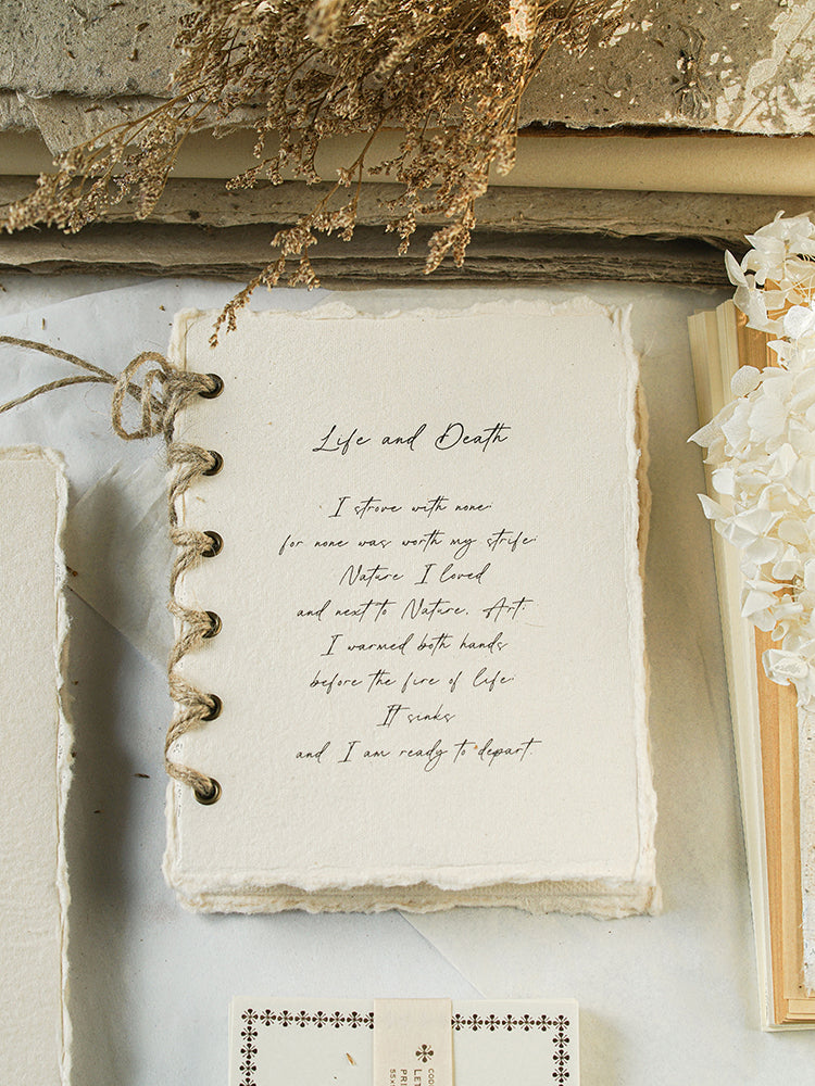 【 Breath of Nature 】A6 Loose-leaf Handmade Diary, Retro Travel Diary Diary