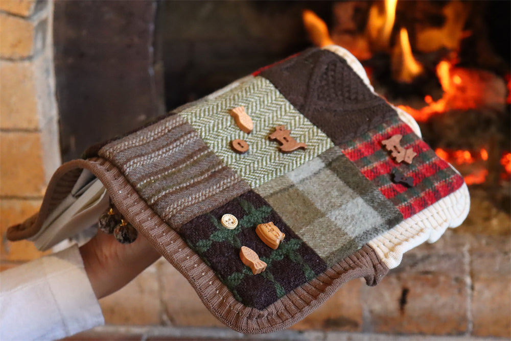 The "Winter Fairytale" Patchwork Planner | Handmade Fabric Journal (A5 Only)