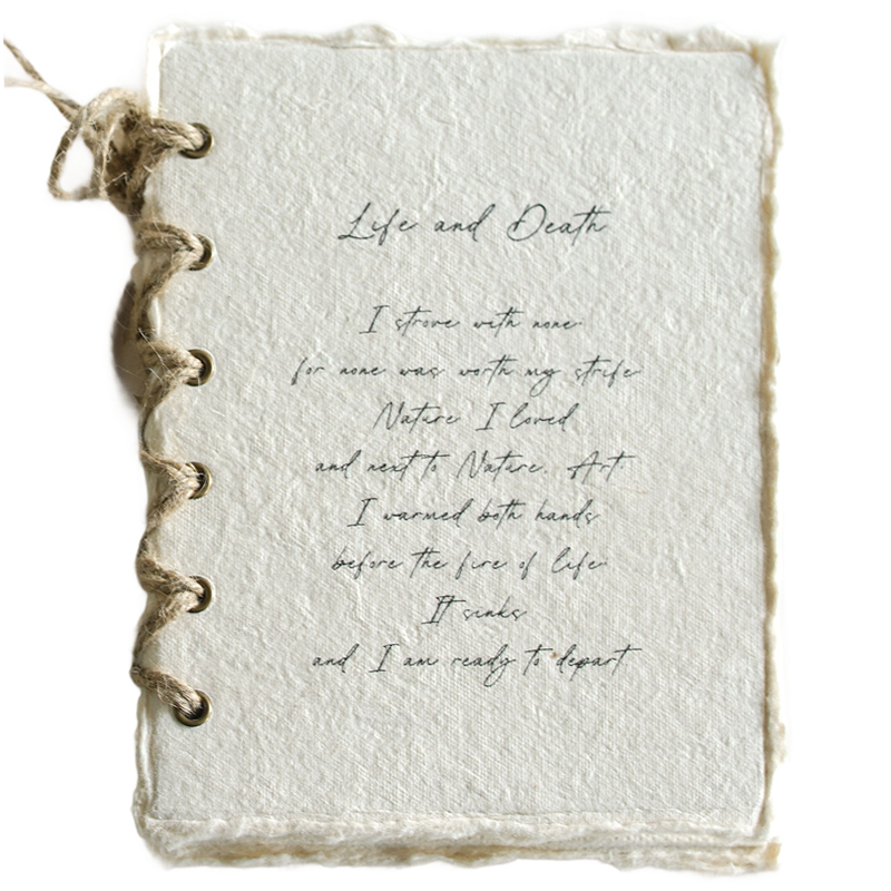 【 Breath of Nature 】A6 Loose-leaf Handmade Diary, Retro Travel Diary Diary