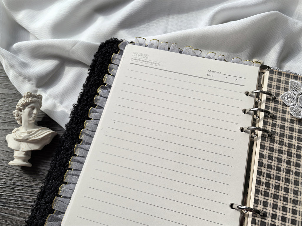 The "Line-Art Rabbit" Journal | Vintage Loose-Leaf Planner (A5/A6)