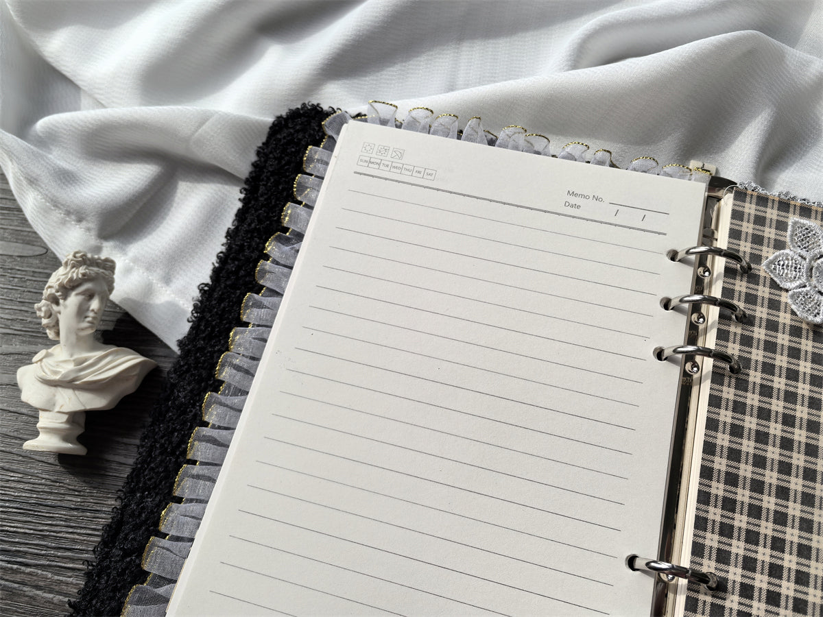 The "Line-Art Rabbit" Journal | Vintage Loose-Leaf Planner (A5/A6)