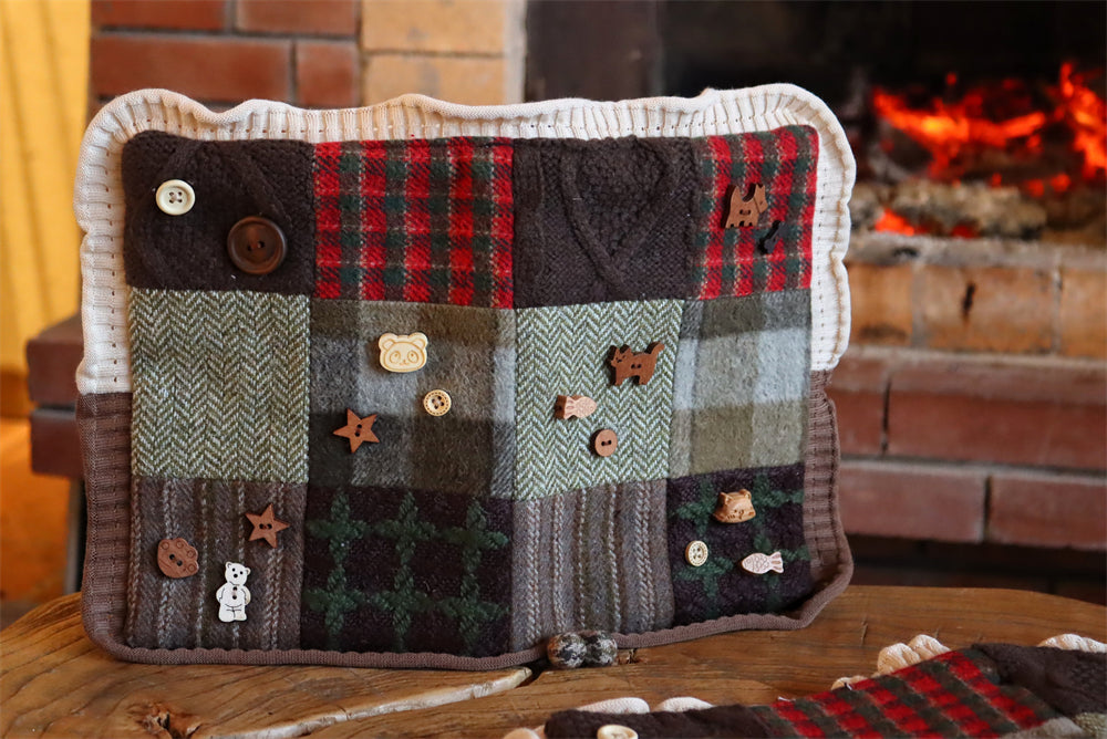 The "Winter Fairytale" Patchwork Planner | Handmade Fabric Journal (A5 Only)