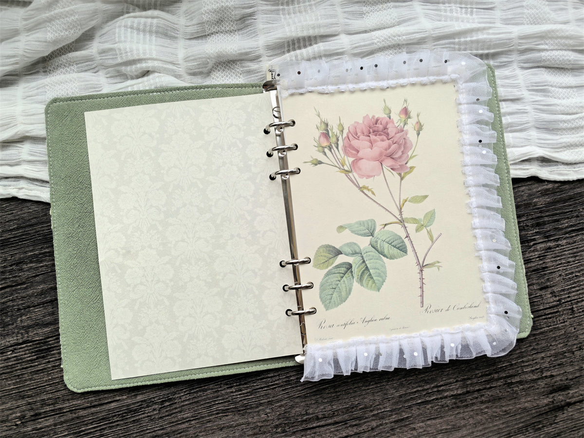 【Butterfly habitat】A5/A6 Creative Loose-Leaf Planner Notebook – Original Design Journal & Diary