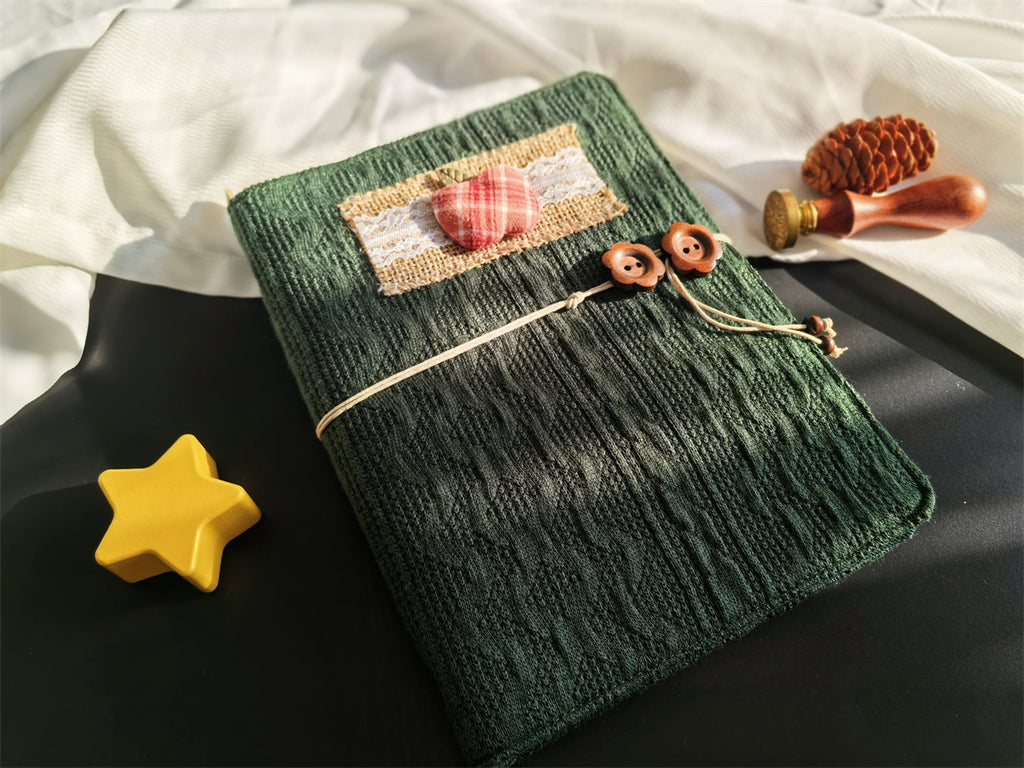 【Peace Fruit】A5 & A6 Handmade Loose-Leaf Planner – Original Design Notebook for Journaling & Daily Planning
